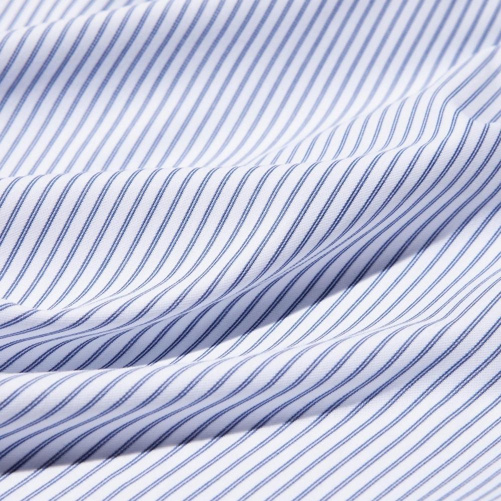 Uniqlo Super Non Iron Jersey Shirt  Long Sleeve Button Down CollAr Stripe  A