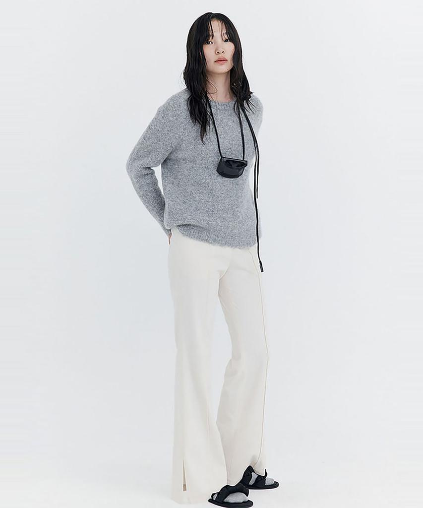WNDERKAMMER Corduroy Semi-Bootcut Pants_Ivory