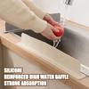 Suction Cup Base Silicone Water Baffle Soft Sink Flap Block  Kitchen Countertop