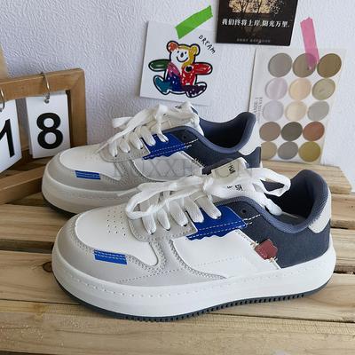 Белые кроссовки на платформе женские дизайнерские женские весенне-осенние туфли на плоской подошве со шнуровкой кроссовки повседневные женские вулканизированные туфли женские