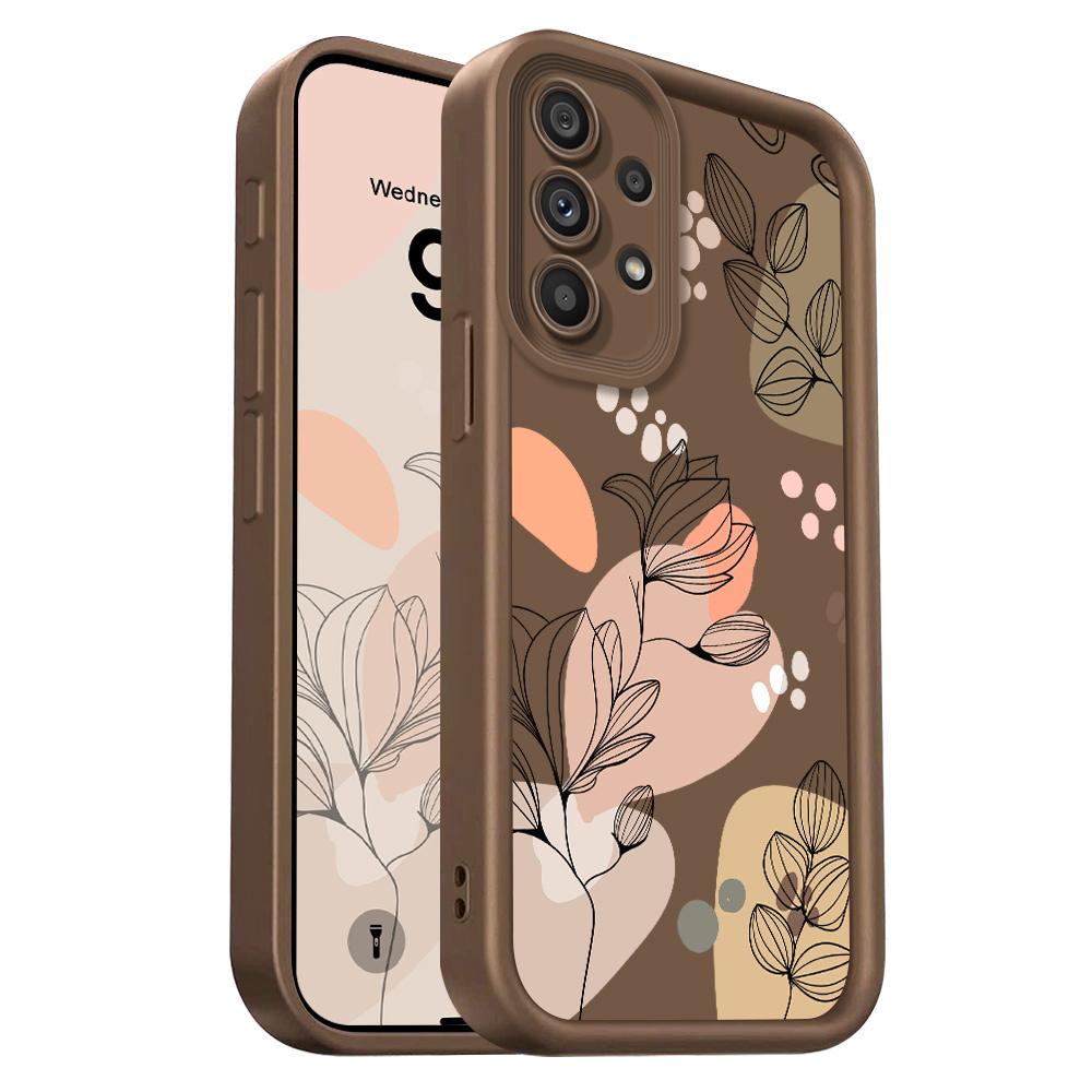 Charming Flowers Phone Case For Samsung Galaxy A54 A34 A14 A73 A53 A33 A23 A13 A72 A52 A52S A32 A22 A71 4G 5G Staircase Soft Cov