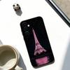 Чехол для телефона Эйфелева башня Мягкий черный Для Samsung Galaxy A73,A72,A71,A70,A53,A52,A51