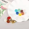 5Pcs 1.6Mm Luminous Glass Ball Glass Marbles Colorful Assorted Marbles Glow In The Dark Pinball For Kids Marble Games