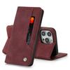 Business Leather Case for iPhone 16 15 14 13 12 11 Pro Max XR XS X 8 7 Plus SE Mini Magnetic Flip Wallet Card Slot Phone Cover