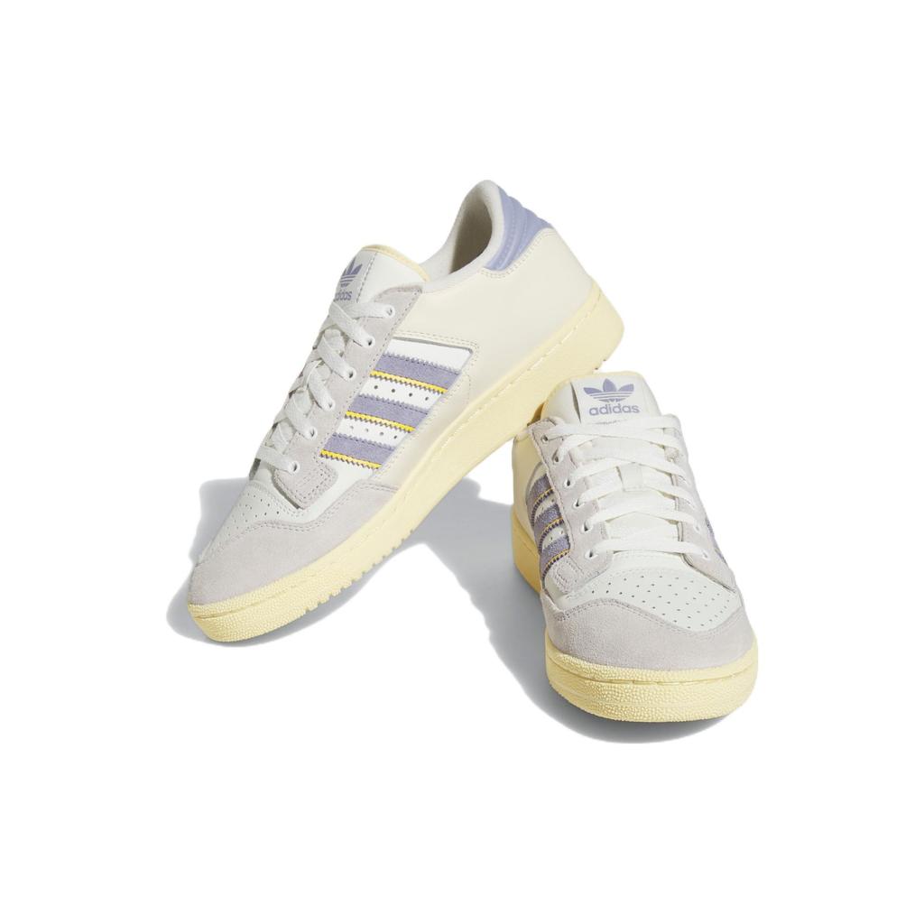 Adidas Centennial 85 Low Crystal White Silver Violet Unisex Sneakers Bold-Gold ID1812
