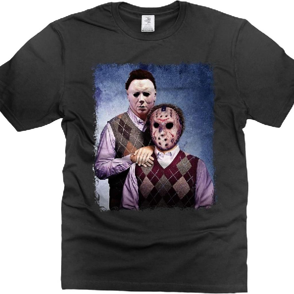 Джейсон и Майкл Хэллоуин Сводные братья Футболка из фильма, Майкл Майерс Хэллоуин Футболка