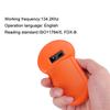 12 Вт USB Портативный Чип для Чтения ID Животного 134,2 кГц FDX-B Для Собак Кошек ЖК-Дисплей Сканер Микрочипа Животного Метка