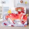 Cardcaptor Sakura аниме Kawaii Girl пледы одеяло спальня диван чехол тонкое покрывало Рождественский подарок Navidad домашний декор комнаты