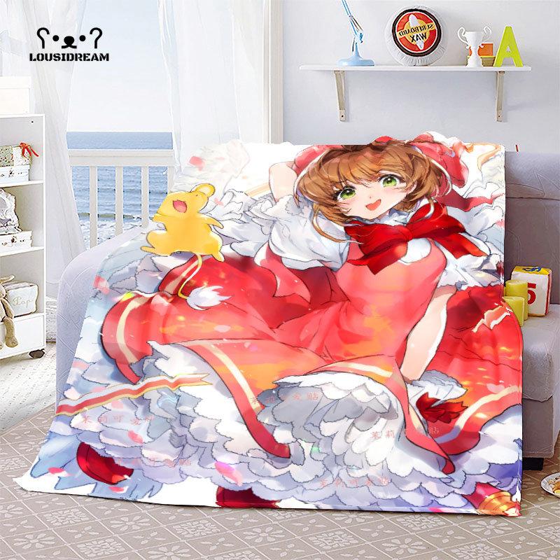 Cardcaptor Sakura аниме Kawaii Girl пледы одеяло спальня диван чехол тонкое покрывало Рождественский подарок Navidad домашний декор комнаты