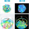100pcs Luminous Stones Glow In The Dark Pebbles Stones Fluorescent Rocks for Fish Tank Aquarium Aquatic Landscape Home Decor