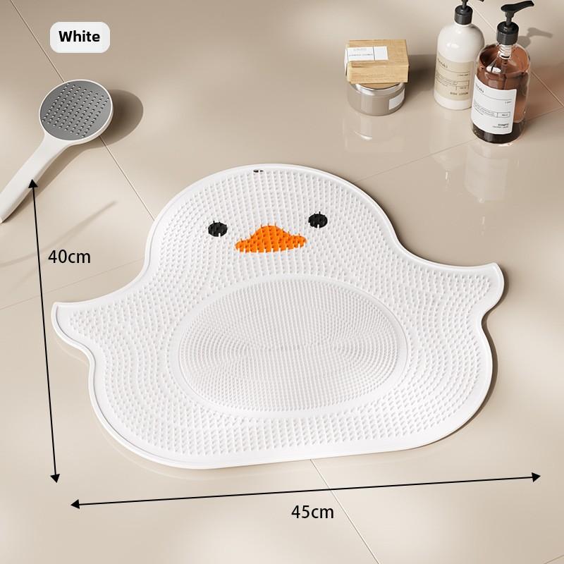 Силиконовый массажный коврик Panda для ванной комнаты, противоскользящий коврик для купания, растирания спины, божественный инструмент для мытья ног, коврик для душа от мертвой кожи