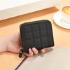 Women's Spring Korean Style Embroidered Short Zipper Wallet