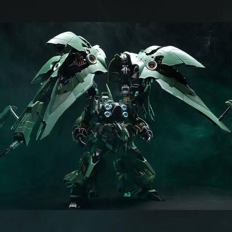 Горячий 1/100 AXIS MODEL WORKS Kshatriya Сборная модель-конструктор OSIRIS AERIAL DOMINATOR Светящаяся лампа Фигурки Пластиковая модель игрушки