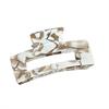 Fashionable Acetate Hair Claw Clips In Smooth Milk Coffee Color For Effortless Style And Timeless Elegance