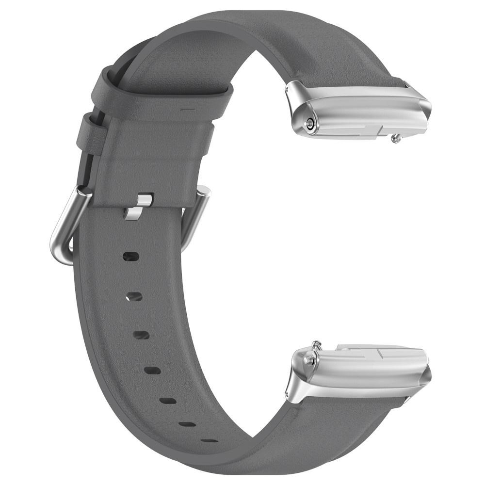 Leather Strap for Xiaomi Redmi Watch 3 Active, Gray
