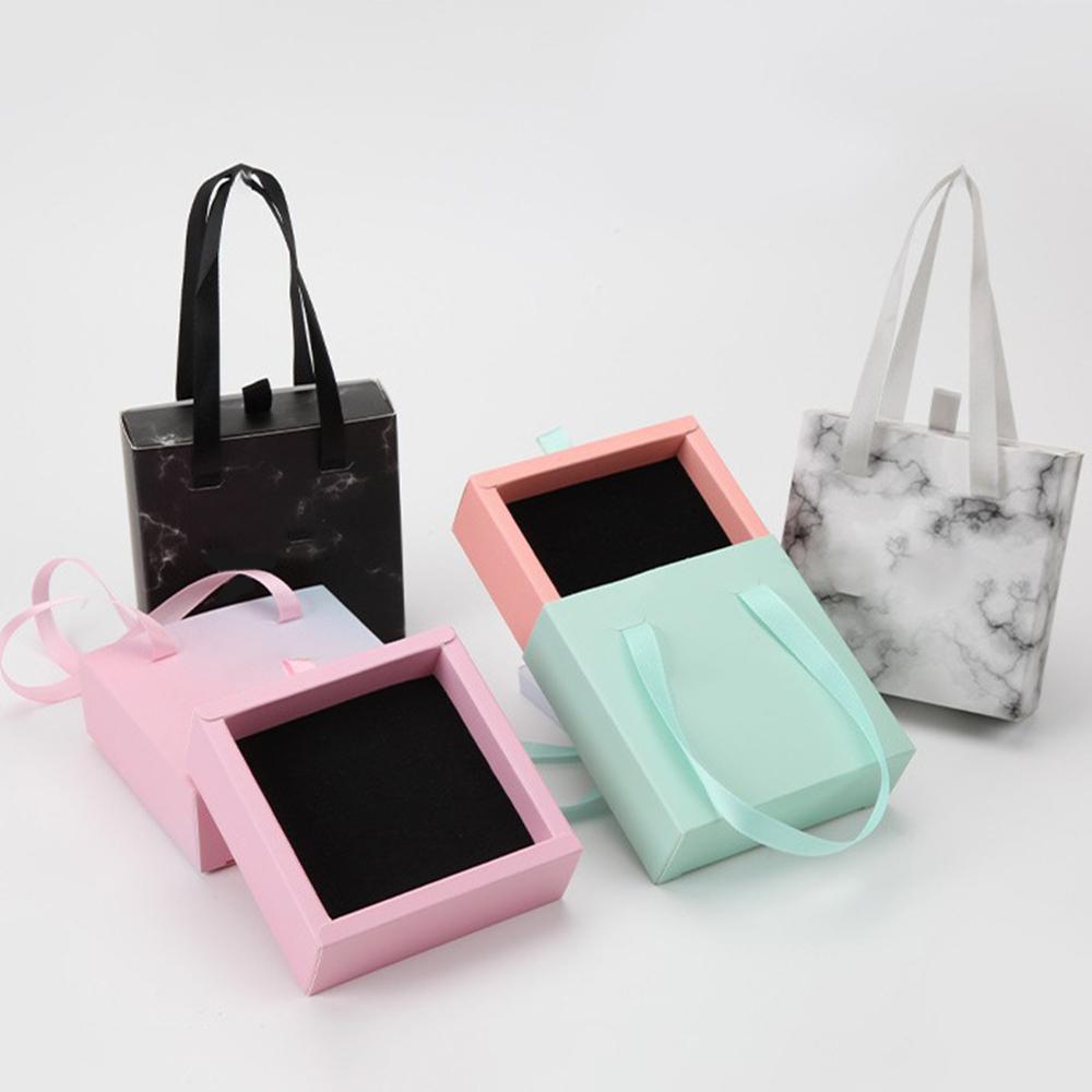 Выдвижной ящик для бумаги, шкатулка для драгоценностей, ручная упаковка ювелирных изделий, подарочная коробка для хранения колец, сережек, ожерелий