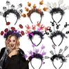 1pcs Halloween Headband Pumpkin Spider Hairbrow Headband Halloween Party Atmosphere Arrangement Headgear Role Playing Party