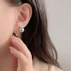 Crown Pearl Earrings Exquisite Temperament Versatile Lady Style Earrings Light Luxury High-end Earrings