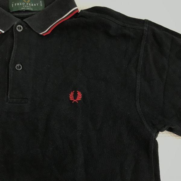 Сделанная в Англии футболка-поло с коротким рукавом FRED PERRY Tip Line мужская S черная вышивка логотипа топы рубашки cBH718(ИСПОЛЬЗОВАЛ)