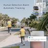 8MP 4K PTZ Wifi Camera Dual Lens Wireless Outdoor Surveillance Camera Ai Human Detect Security IP Camera Auto Tracking iCSee App