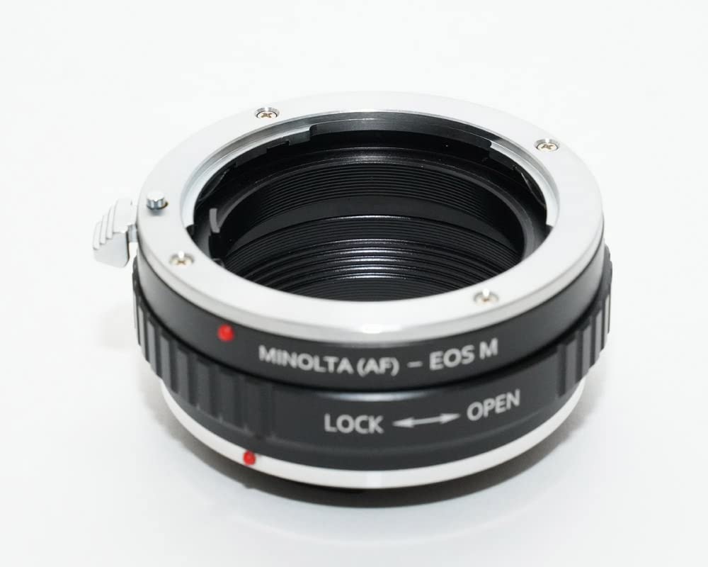 CONCEPT Minolta AF A Mount To Canon EOS M Mount Adapter with Lens Cloth K&F Af-eosm (KFEOSM)