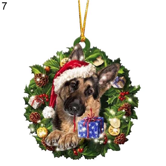 Рождественская подвеска Уникальное изысканное исполнение Собачьи украшения ADM
