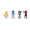Игрушка-фигурка Sonic 3: The Movie от Jakks Pacific, серия 1. Подвижные фигурки включают Тейлза и новый набор из 4 фигурок размером 5 дюймов: Соник, Шэдоу, персонажи.