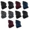 Velvet Sports Bandana Solid Color Neck Warmer Warm Neck Protection Cycling Scarf  Men Women