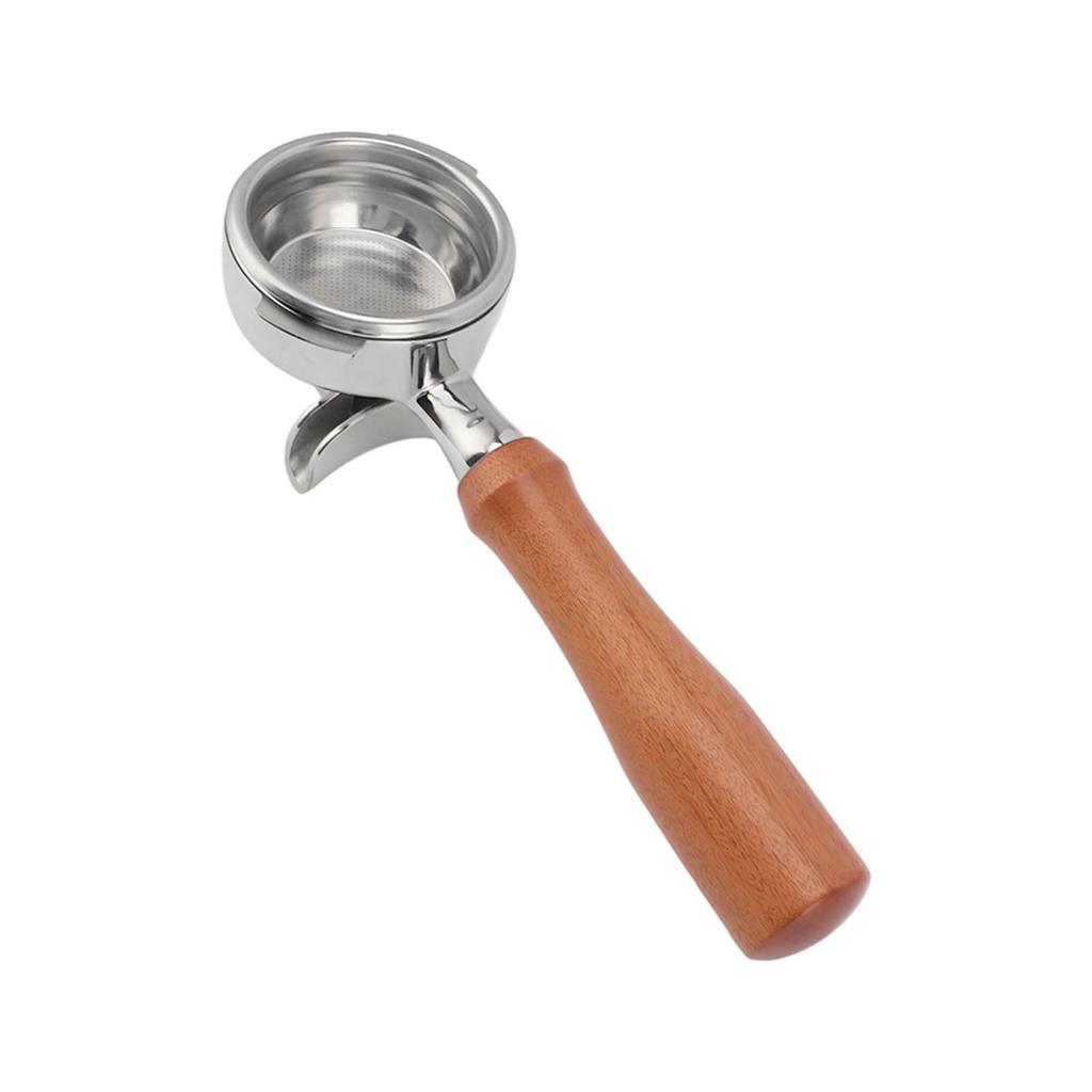 58 мм кофейный фильтр из нержавеющей стали с 2 ушками, съемный держатель фильтра, портафильтр с деревянными держателями