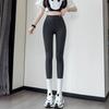 Nine-point Thin Leggings, Wear Thin High-elastic Slim-fit and Seamless Yoga Sports Long Johns Inside and Outside In Spring and Autumn