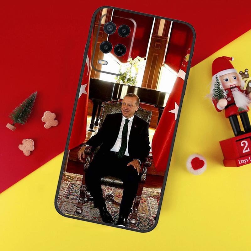 President Turkey Recep Tayyip Case For Oppo A38 A18 A58 A78 A98 A74 A94 A54 A80 A60 A40 A96 A76 A16 A15 A17 A57 A5 A6 Pro