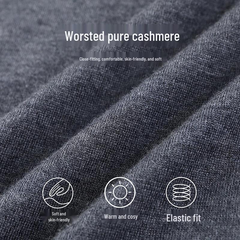 Мужской свитер поло с высоким воротом Antonio из тонкого 100% кашемира