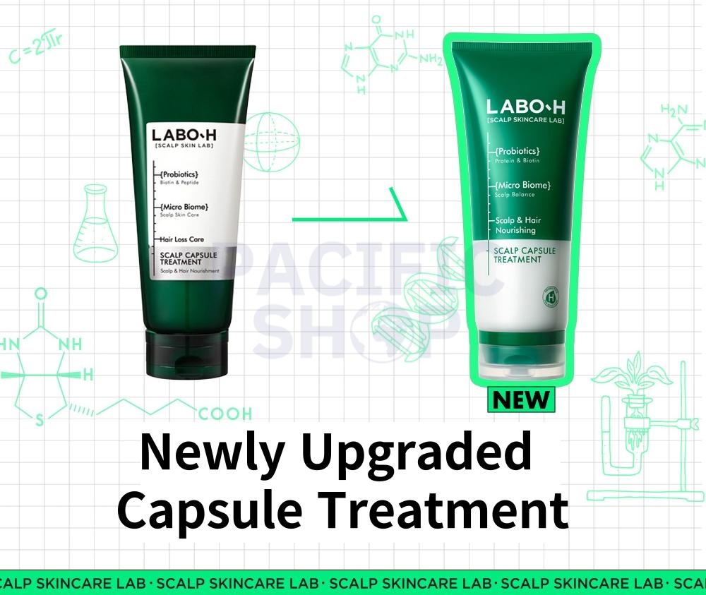 LABO-H Капсулы для лечения симптомов выпадения волос, 200 мл