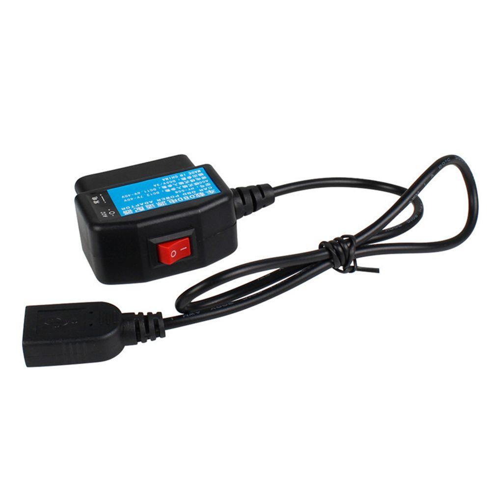 Universal Switch Wire USB Parking Monitoring Car Charge Cable Dash Cam Camcorder OBD Hardwire Kit