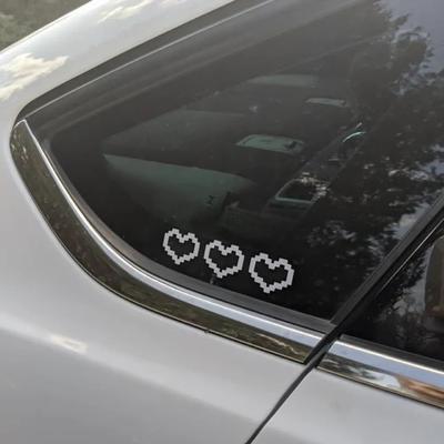 Мозаика сердце любовь автомобильные наклейки для декора окна автомобиля водостойкая наклейка в форме сердца для автомобиля/ноутбука/окна/мотоцикла виниловая наклейка