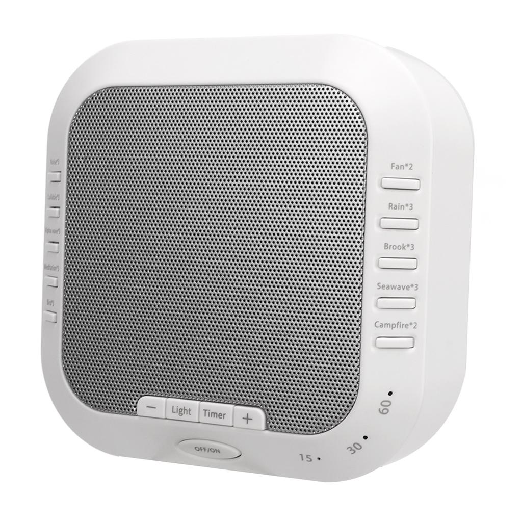 Шумовая машина с ночником 28 успокаивающих звуков с регулировкой громкости и шумоподавлением