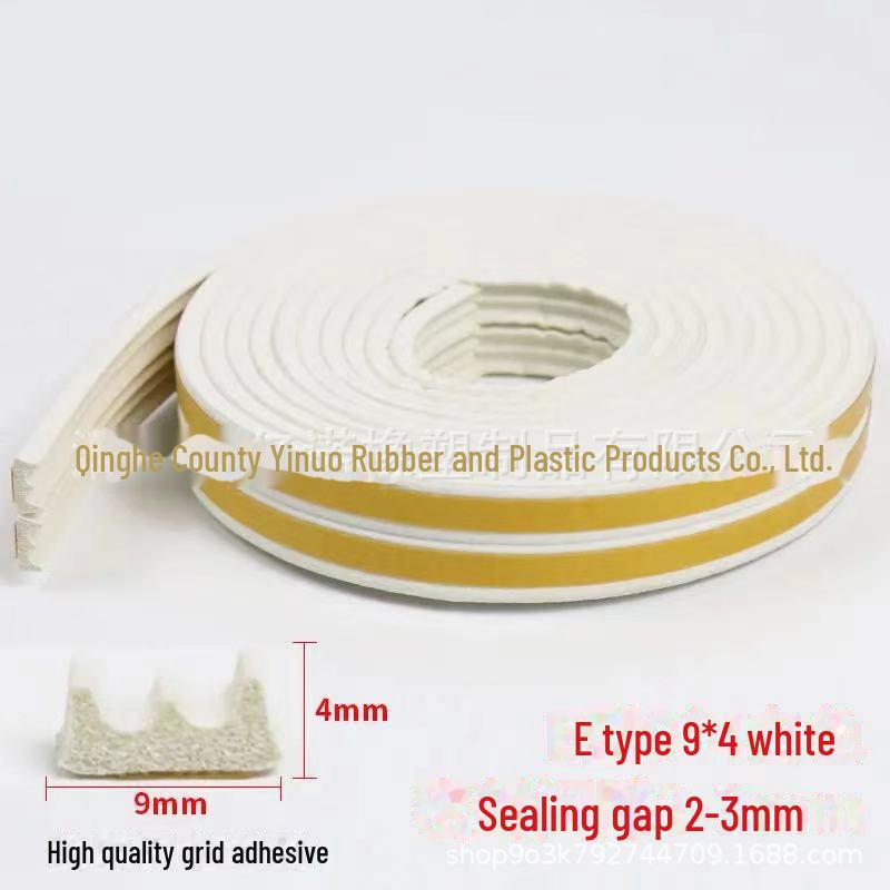 Самоклеящиеся пенопластовые уплотнители для дверей и окон - звуко- и теплоизоляционные резиновые полоски.