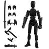 Action Figure with Weapons and Hands 3D Printed MultiJoint Robot Dummy Action Figure with 13 Joints
