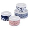 Hanae Mori Komon Canister Set of 4 (MC1300-82-4)