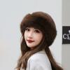 Warm Earmuffs Cap Solid Winter Hat Fashion Berets  Women's