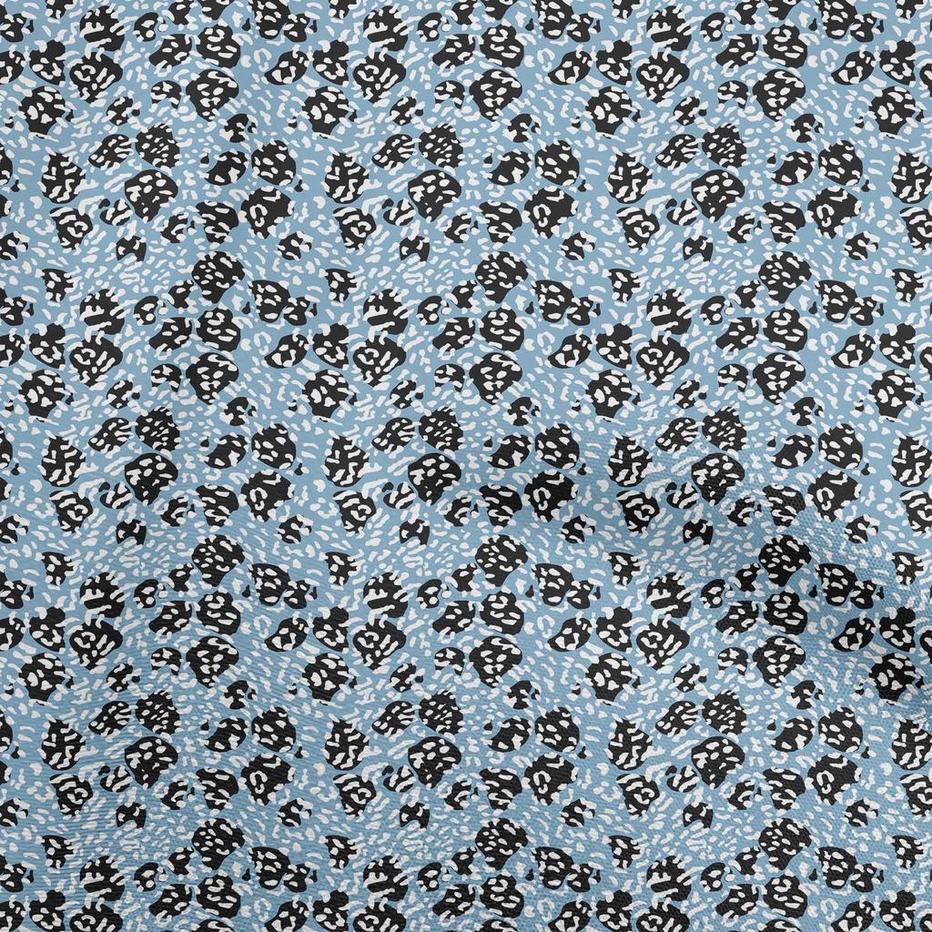 oneOone Хлопковый поплин Серая ткань Швейный материал с принтом шкуры животного Ткань на отрез 42 дюйма