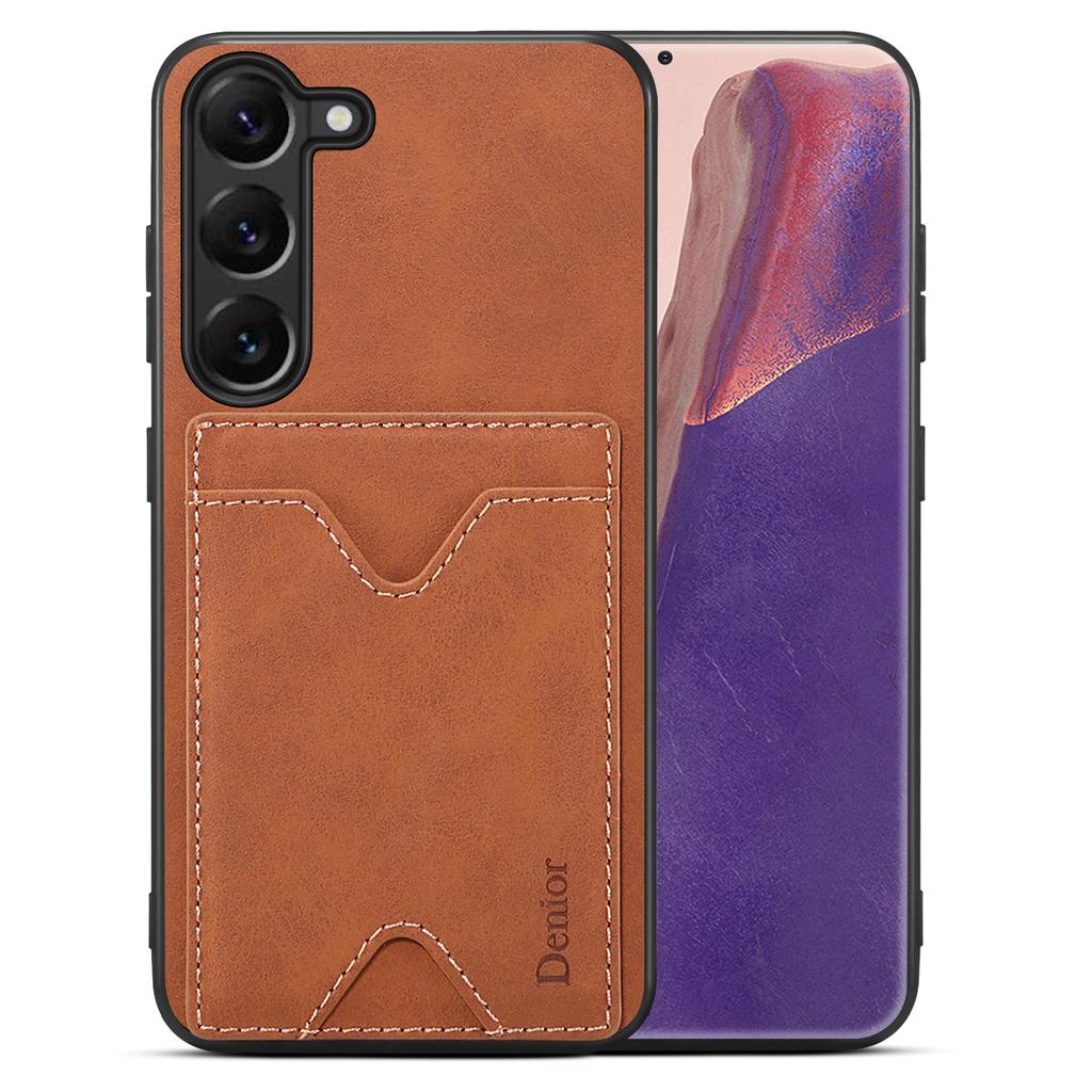 Business Retro Card Wallet Bracket Leather Case For Samsung Galaxy S25 S24 S23 Plus Ultra FE A16 A55 A35 A15 A25 A24 A34 Cover