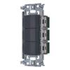 Panasonic Frame Set Triple Upper 3 Ways Middle 4 Ways Lower 3 Ways 15A 300V AC Matte Gray WNSS50242H SO-STYLE Switch/Mounting