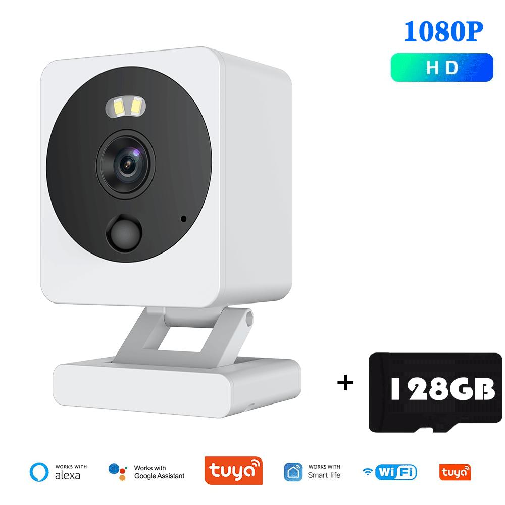 Tuya Smart Mini WiFi Camera 5MP Indoor Wireless 4X Zoom Home Security Cameras AI Human Detect 1080P HD CCTV Видеонаблюдение