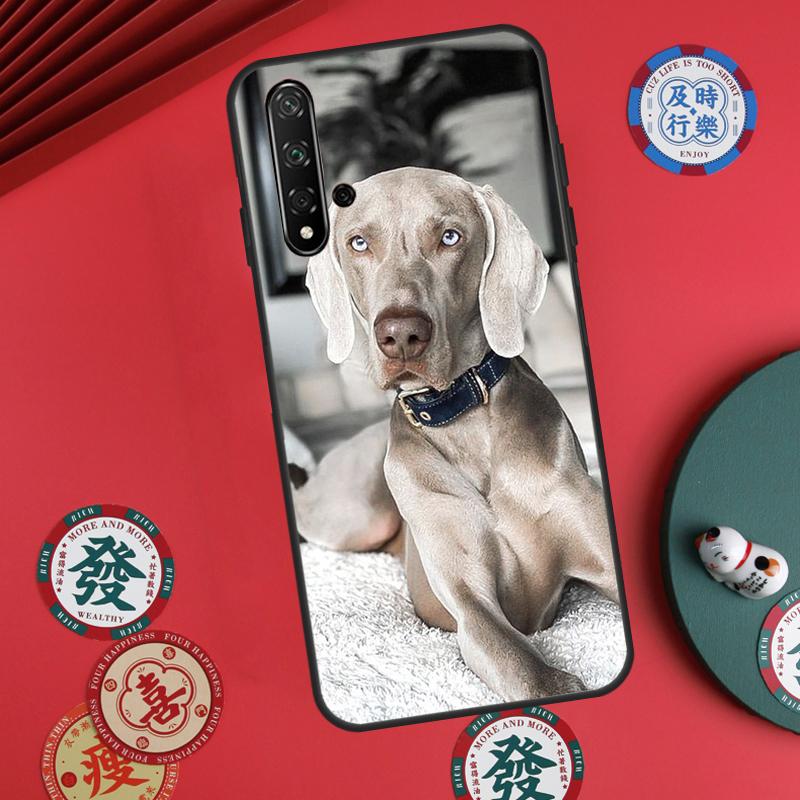 Чехол для телефона Huawei Nova 12s 7i 8i 11i 12i Y73 Y70 Y90 Y60 Y72 Y61 Y91 9 10 SE P30 Pro P40 Lite с изображением собаки Веймаранер