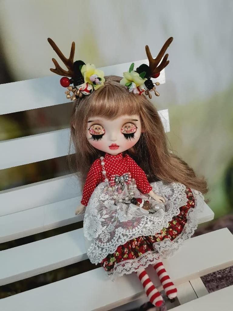 Костюм Блит Обицу 24 Azone General Doll Одежда с украшением в виде рогов Платье Licca-chan