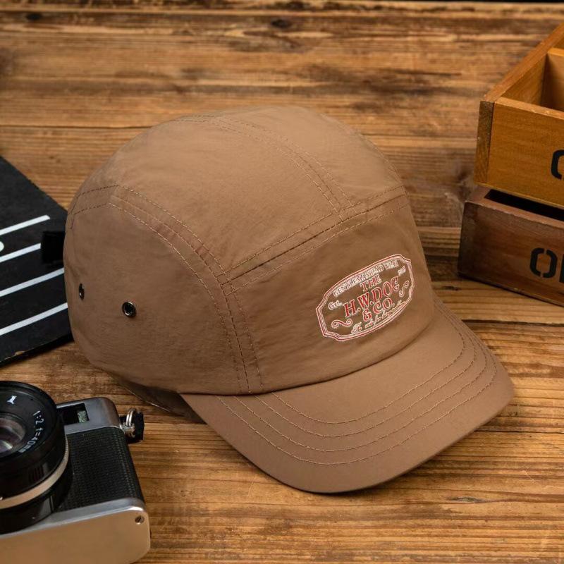 Niche Embroidery Letters Short Brim Quick-Drying Cap Spring And Summer Light Visor Baseball Cap Children