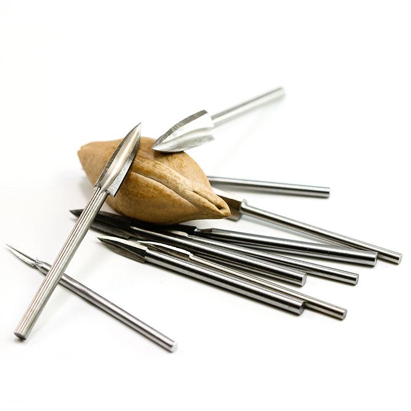 Сверло для резьбы по дереву HSS Набор сверл для гравировки из цельного карбида вольфрама