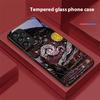 Ретро Масляная Живопись Для Samsung Galaxy S 8 9 10 20 Plus 21 FE 22 23 24 Ultra S7 Edge Черный Чехол для Телефона из Закаленного Стекла Твердый Чехол