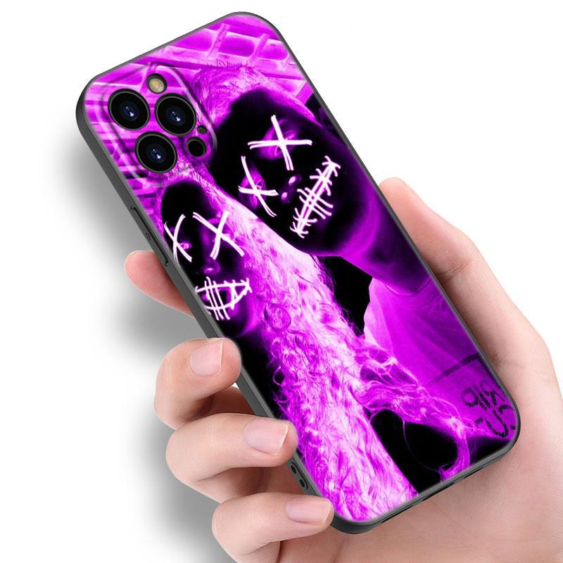 Cool Street Head Boy Phone Case For Apple iPhone 12 13 Mini 11 14 15 Pro Max 7 8 Plus X XR XS SE 2020 2022 Black Silicone Case